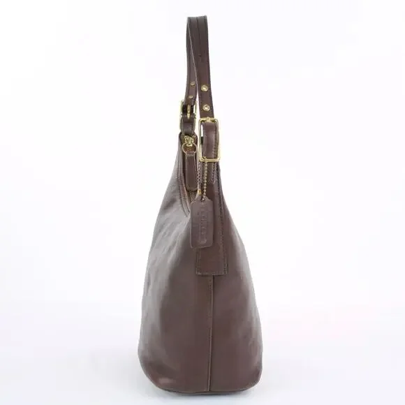 Coach Vintage Brown Leather Bag -9823 - Picture 3 of 7